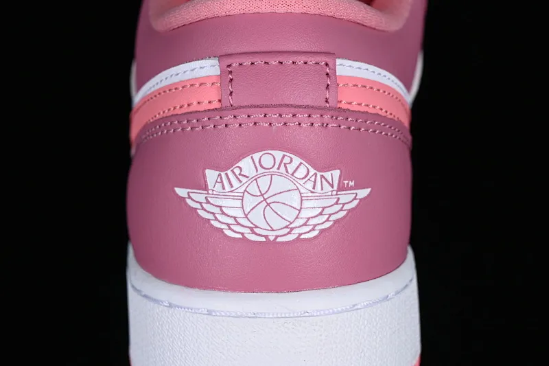 All categories Air Jordan Jordan series basketball shoes Air Jordan 1 Low G version pure original Air Jordan 1 Low "Desert Berry" AJ1 Joe 1 pink and white low-top cultural basketball shoes 553560-616
